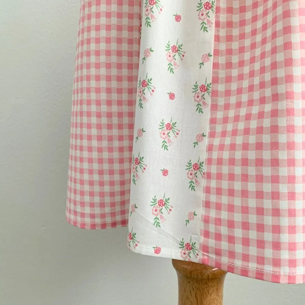 NWT Pretty Girls Spring & Summer Dress Bohemian Princess Floral & Gingham 18-24M - Picture 8 of 8